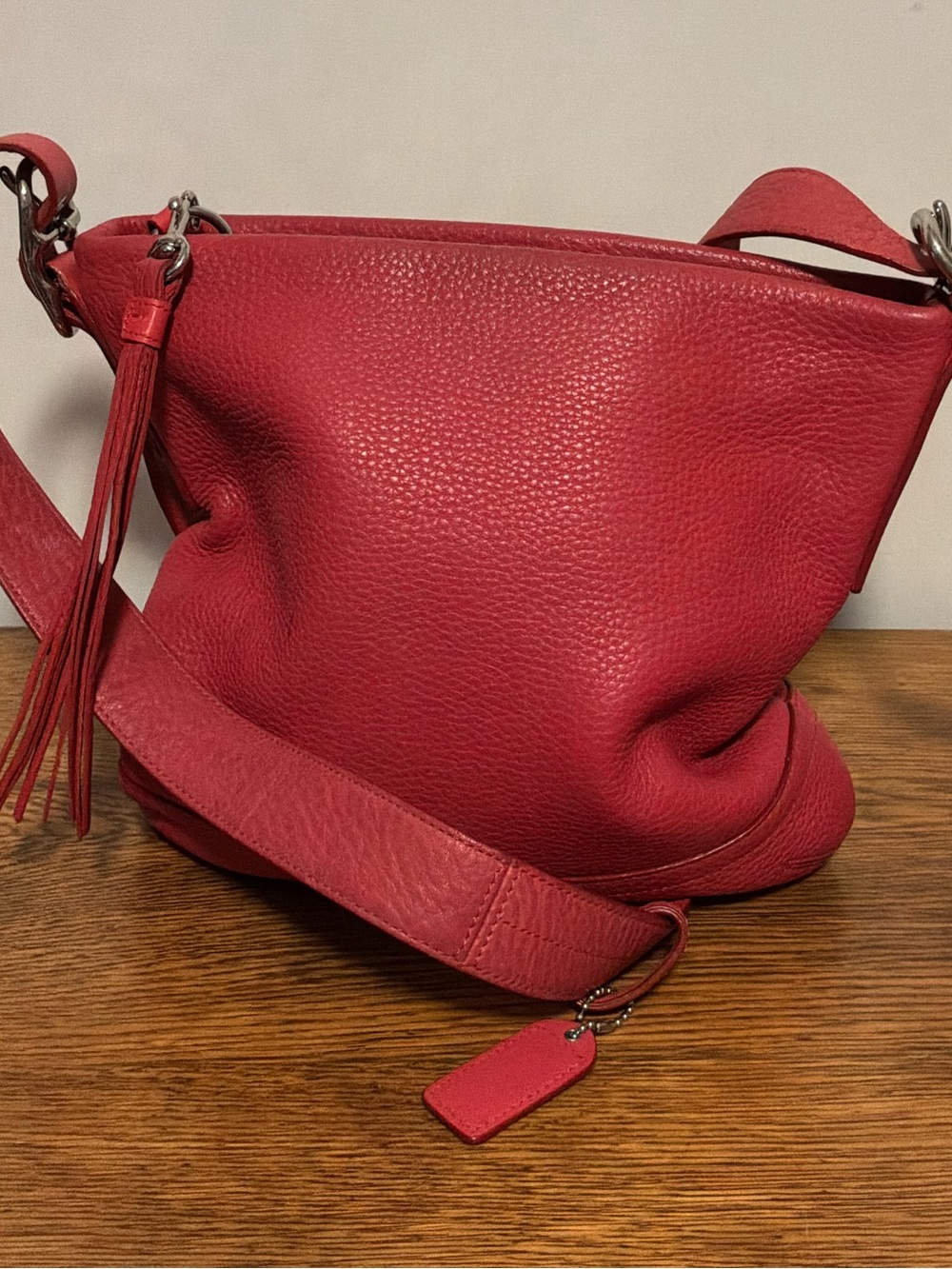 Coach Legacy Pebbled Leather Shoulder Bag